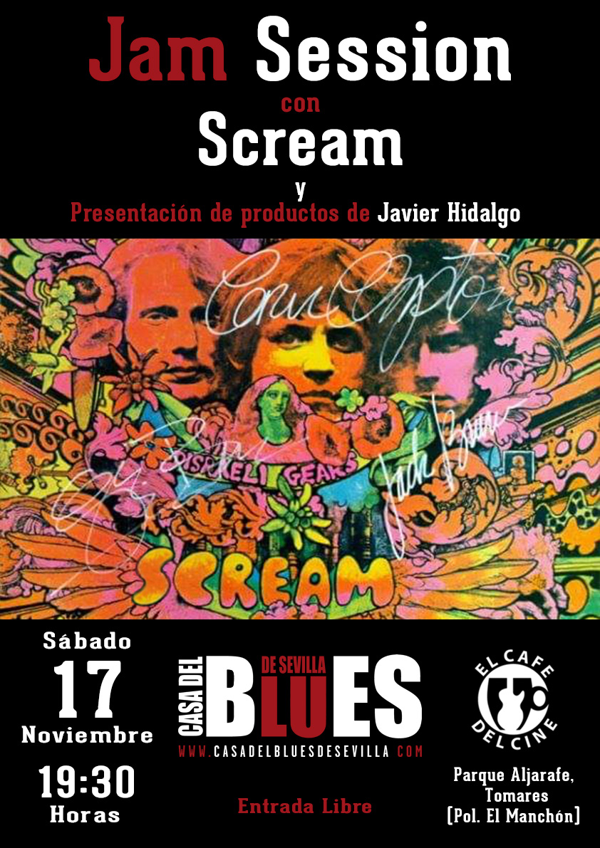 17 noviembre 2018 JamSessionCDBS CDC Scream y presentacion JavierHidalgo