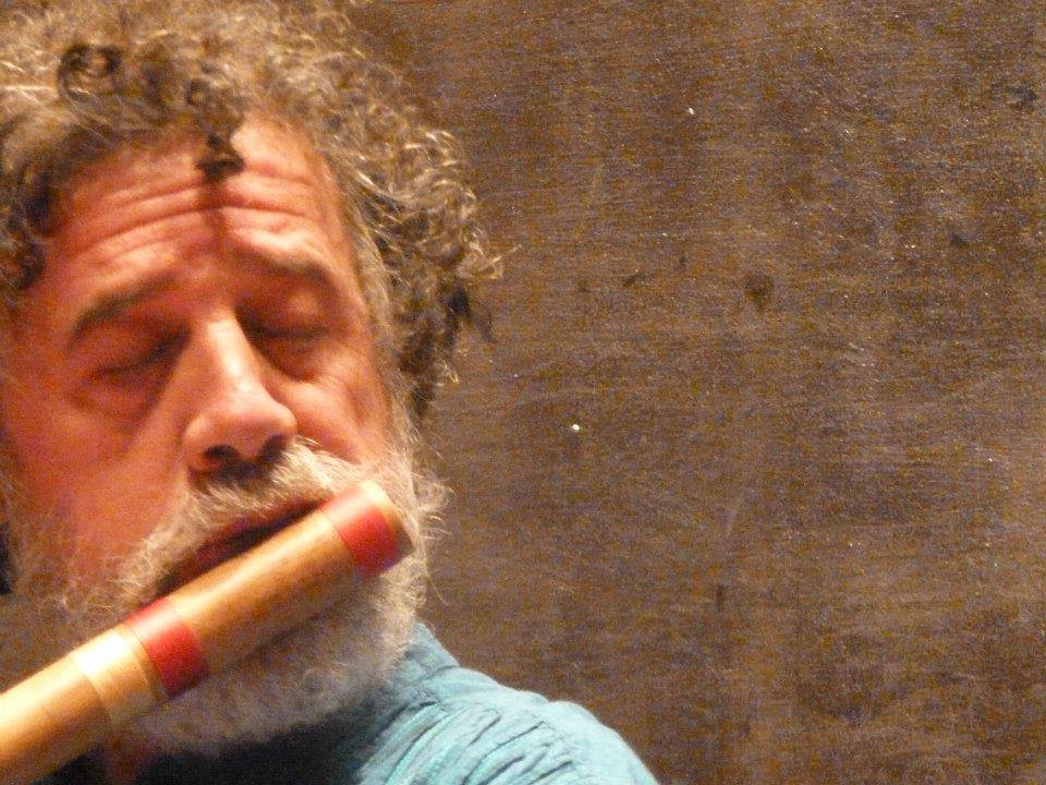Carlos Guerra con bansuri