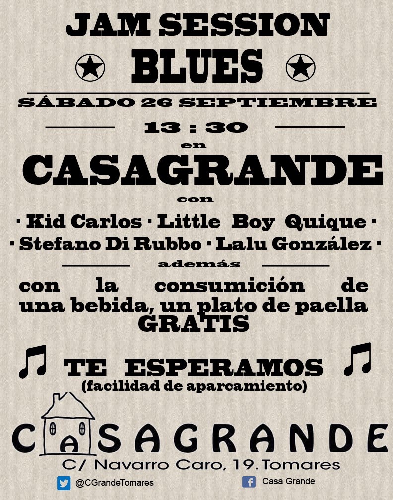 CartelConciertoCasagrande 26 Sept 2015