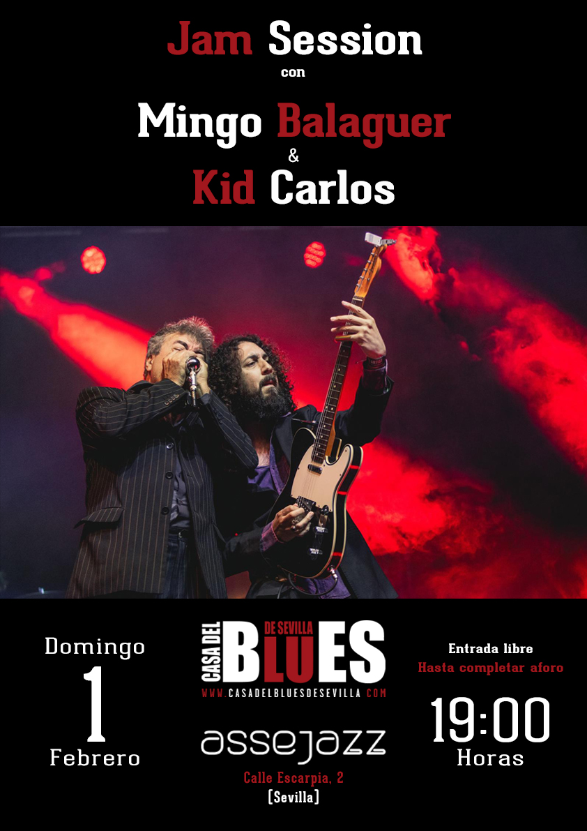 1 febrero 2026 - Jam Session con Mingo Balaguer & Kid Carlos