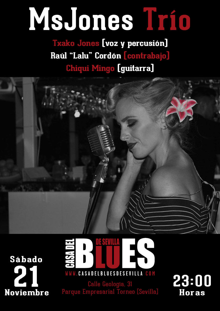 CartelMsJonesTrio21Noviembre 2015