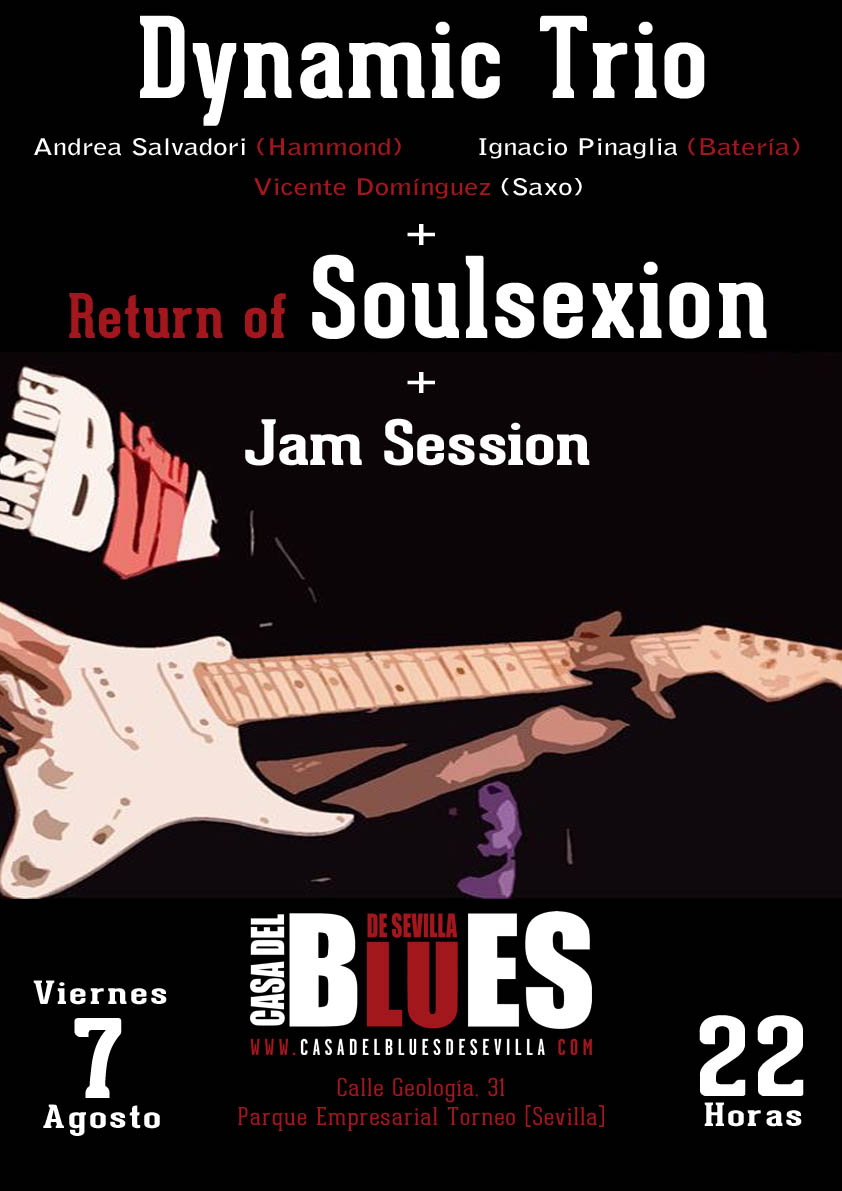 conciertoDynamicTrio Soulsexion Jam 7 Agosto
