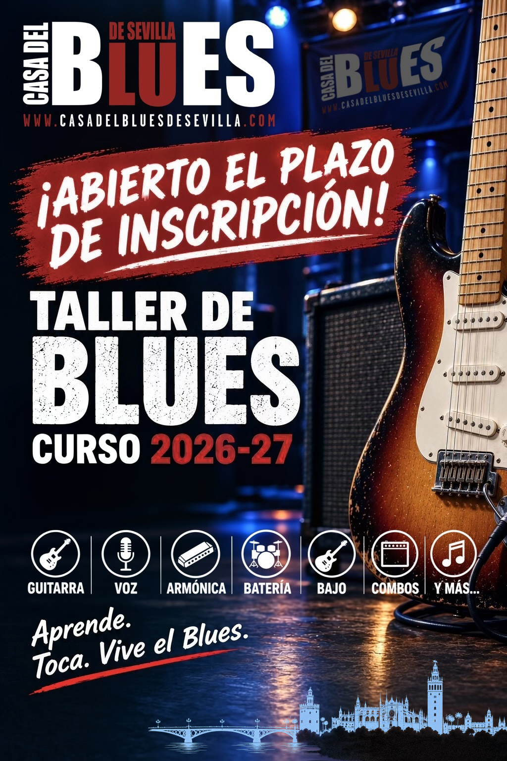 Inscripción al Taller de Blues 2026-27 Inscripción al Taller de Blues 2026-27