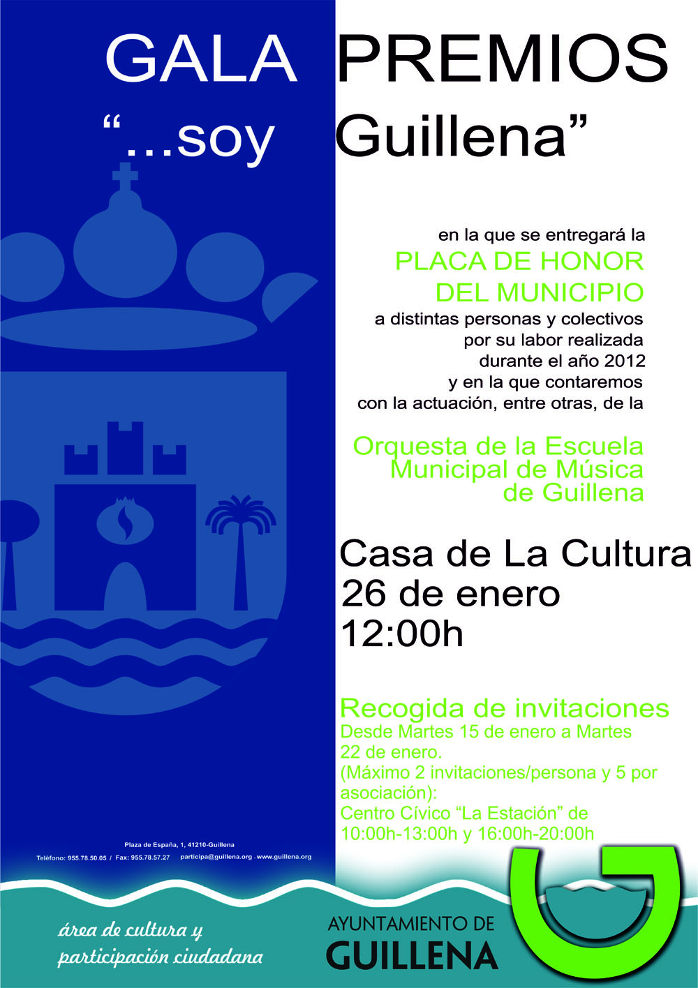 Cartel Gala Soy Guillena 2013